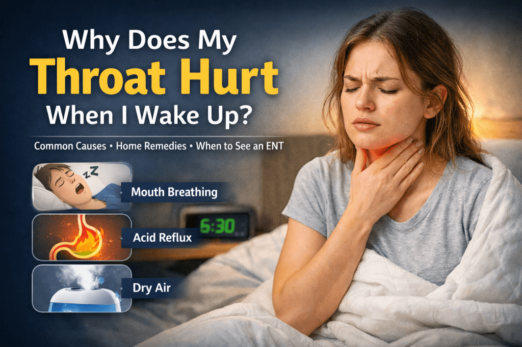 Why does my throat hurt when I wake up? Causes, remedies and when to see and ENT